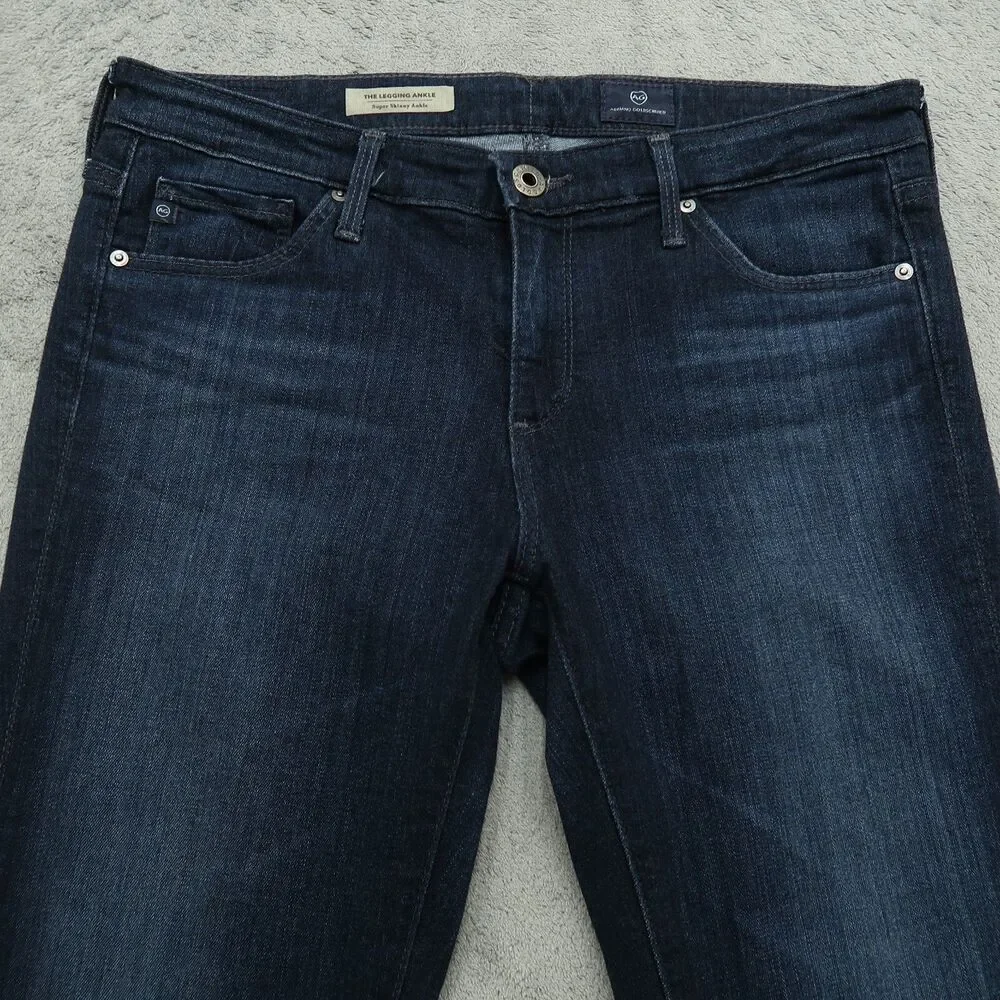 Adriano Goldschmied AG Women's Size 27R Low-Rise The Legging Ankle 28.5